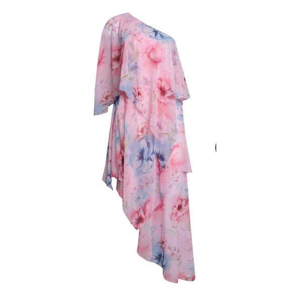 Guizio Cotton Candy Ambrosia Ayla Midi Dress sz Medium NWT - Picture 2 of 15